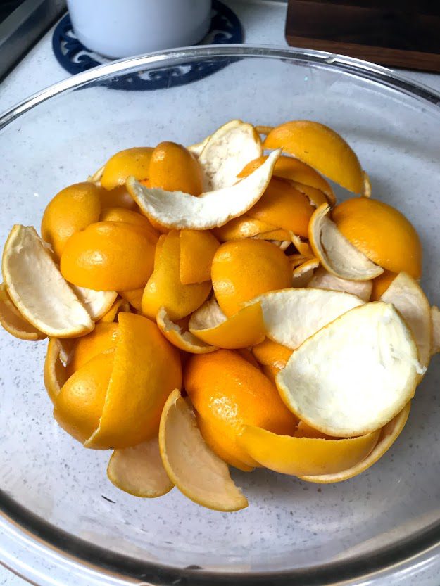 lemon peels