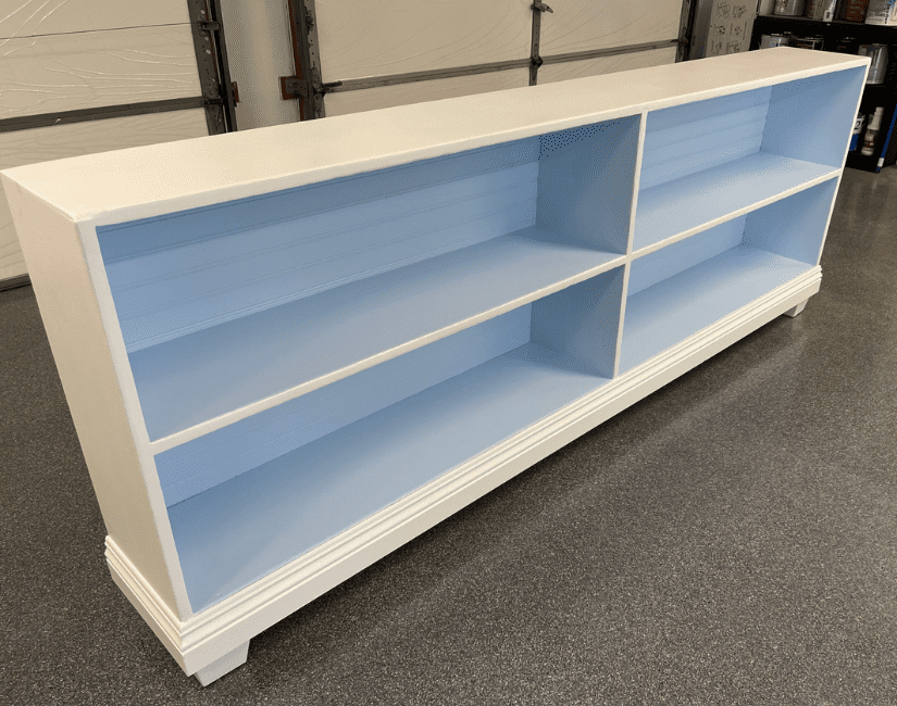 painted bookcase