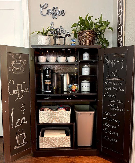 DIY Home coffee bar