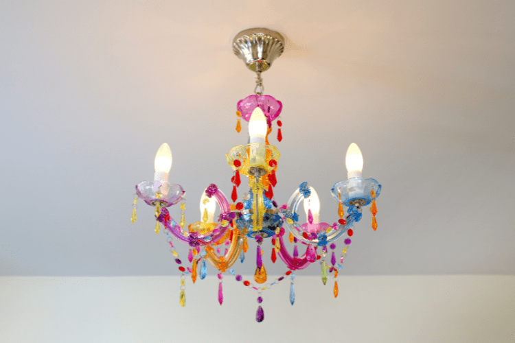 colorful chandelier