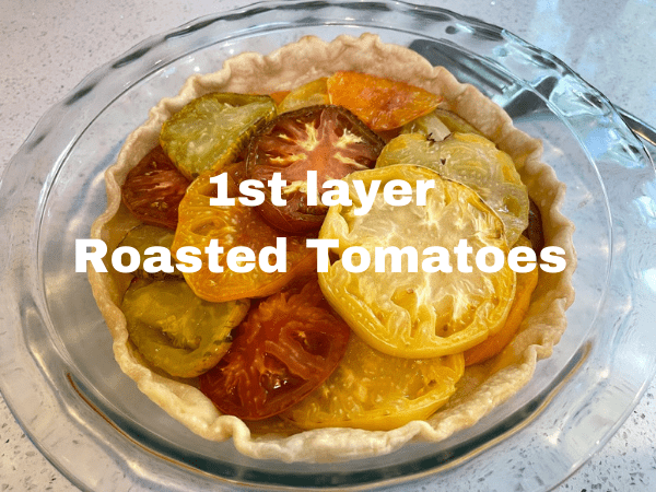 roasted tomatoes in a pie crust roasted tomatoes in a pie crust
