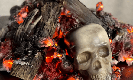 DIY Halloween Fire & Witches Cauldron