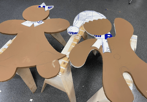 4 x 8 construction paper to see which shape I wanted from the 4 ft x 8ft board (500 x 100 px) (1)