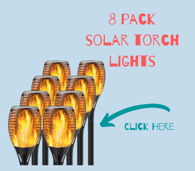 8 solar lights