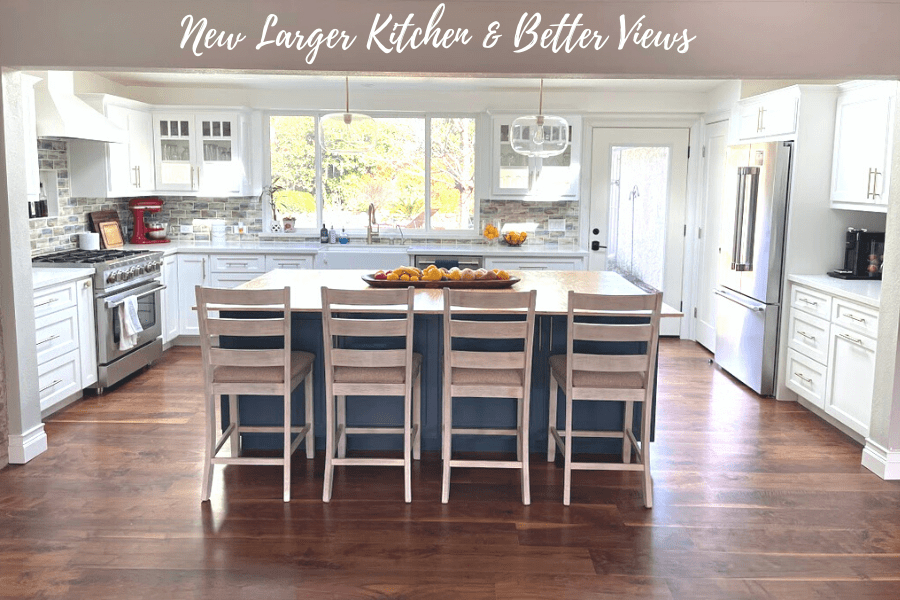 kitchen with island