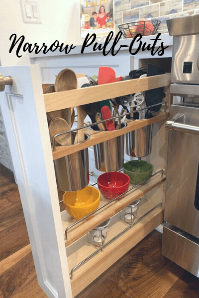 kitchen remodel ideas narrow pull outs