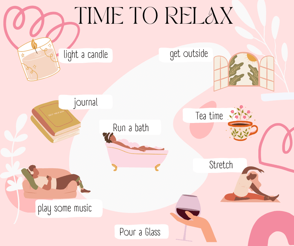 treat yourself to relaxing things